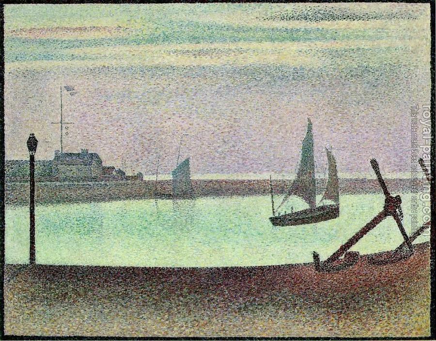 Georges Seurat : The Channel at Gravelines, Evening